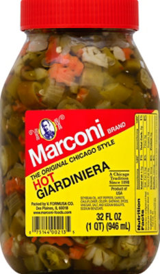 Marconi Hot Giardiniera - 32 Oz - Image 2