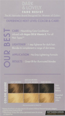 Softsheen-Carson Dark And Lovely Luminous Blonde Fade Resist Rich Conditioning Hair Color - Each - Image 4