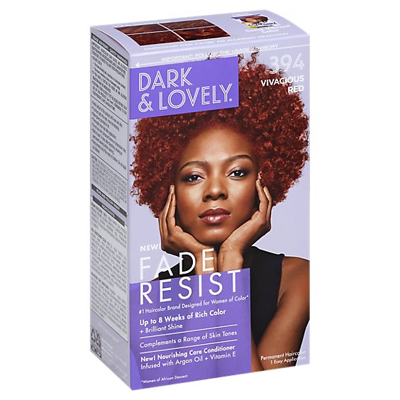 Dark and Lovely Vivacious Red  Permanent Hair Color - Each - Safeway