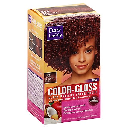 Dark and Lovely Medium Red Hair Color Gloss - Each - Image 1