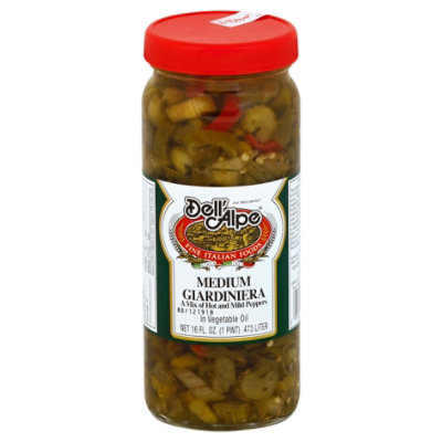 Dell Alpe Medium Giardiniera - 16 Oz - Image 1