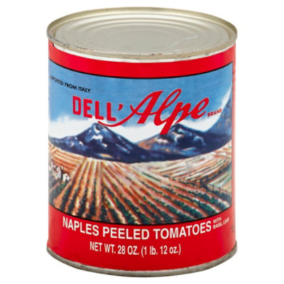 Dell Alpe Whole Peeled Imp Pear Tomato - 28 Oz - Image 1