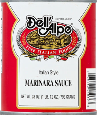 Dell Alpe Marinara Sauce - 28 Oz - Image 2