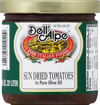 Dell Alpe Sundried Tomato In Oil Glass Jar - 7.5 Oz - Image 2