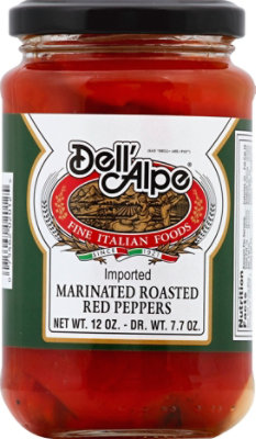 Dell Alpe Sliced Roasted Red Pepper - 12 Oz - Image 1
