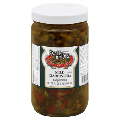 Dell Alpe Mild Giardiniera In Oil - 32 Oz - Image 1