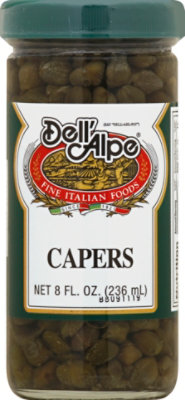 Dell Alpe Capers In Vinegar - 8 Oz - Image 2
