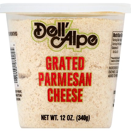 Dell Alpe Grated Parmesan Cheese - 12 Oz - Image 2