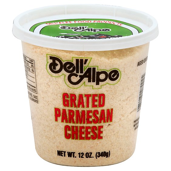 Dell Alpe Grated Parmesan Cheese - 12 Oz
