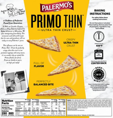 Palermos Pizza Thin Crust Ow 6 Cheese Frozen - 13 Oz - Image 6