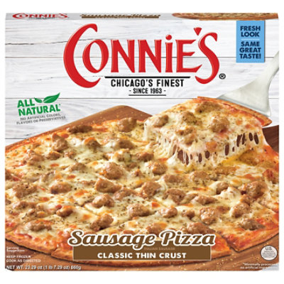 Connies Pizza Thin Crust Sausage 12 Inch Frozen - 22.79 Oz - Image 3