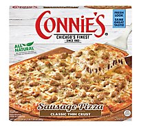 Connies Pizza Thin Crust Sausage 12 Inch Frozen - 22.79 Oz