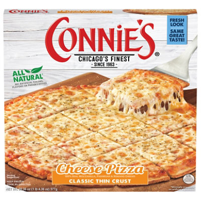 Connies Pizza Thin Crust Cheese 12 Inch Frozen - 20.36 Oz - Image 3