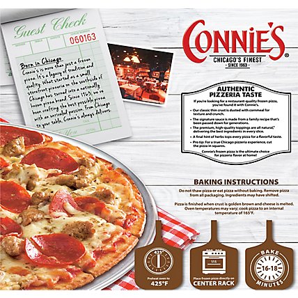 Connies Naturals Sausage & Pepperoni Pizza Frozen - 23.6 Oz - Image 6