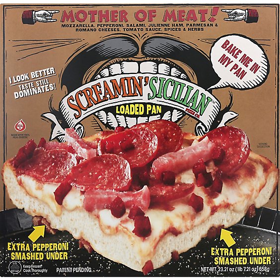 Screamin Sicilian Pizza Lp Frozen - 23.21 Oz