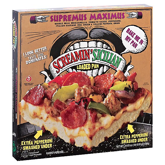 Screamin Sicilian Pizza Lp Frozen - 24.65 Oz