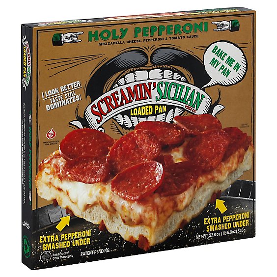 Screamin Sicilian Pizza Lp Frozen - 22.8 Oz