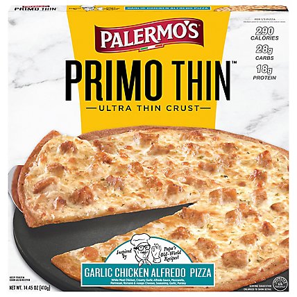 Palermos Primo Pizza Thin Chicken Alfredo Frozen - 14.45 Oz - Image 3