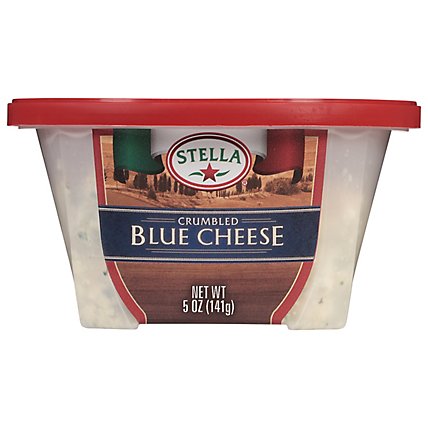 Stella Crumbled Blue Cheese Cup - 5 Oz - Image 1