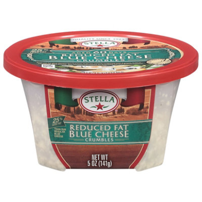 Stella Crumbled Reduced Fat Blue Cheese Cup - 5 Oz - Image 3