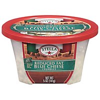 Stella Crumbled Reduced Fat Blue Cheese Cup - 5 Oz - Image 2
