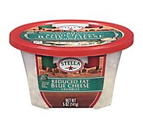 Stella Crumbled Reduced Fat Blue Cheese Cup - 5 Oz