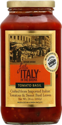 Little Italy Bronx Sauce Tomato Basil - 24 Oz - Image 2