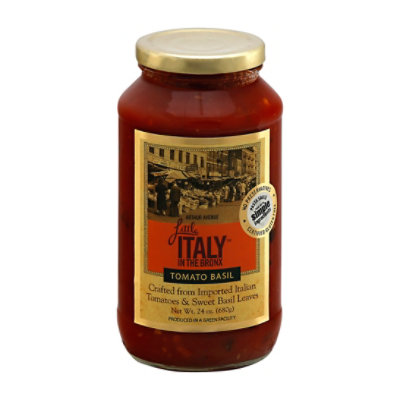 Little Italy Bronx Sauce Tomato Basil - 24 Oz 
