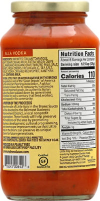 Little Italy Bronx Sauce Vodka Marinara - 24 Oz - Image 6