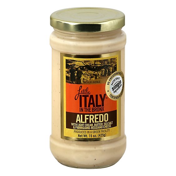 Little Italy Bronx Sauce Alfredo - 15 Oz