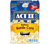 Act II Buttery Kettle Corn Microwave Popcorn - 3-2.75 Oz