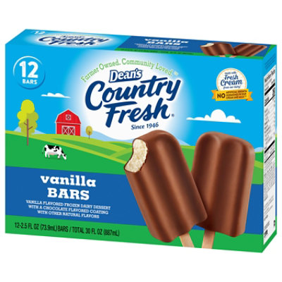 Deans Country Fresh Vanilla Ice Cream Bars - 12 Count - Image 2