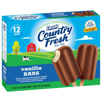 Deans Country Fresh Vanilla Ice Cream Bars - 12 Count - Image 3