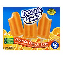 Deans Country Fresh Orange Cream Bars - 12 Count