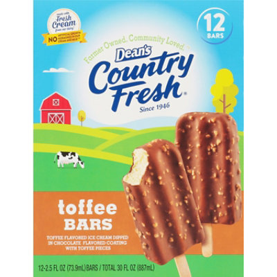 Deans Country Fresh Toffee Bars - 12 Count - Image 1