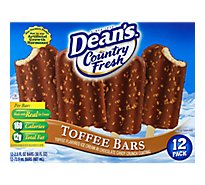 Deans Country Fresh Toffee Bars - 12 Count