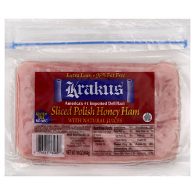 Krakus Imported Honey Ham - 16 Oz - Image 1