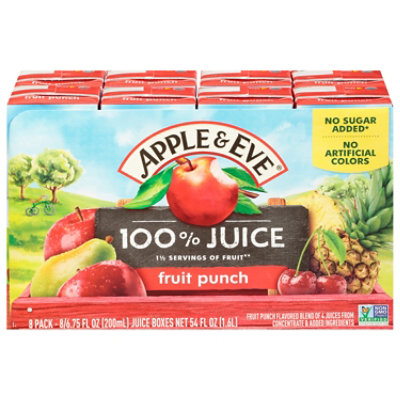 Apple & Eve 100% Juice Fruit Punch - 8-6.75 Fl. Oz. - Image 3