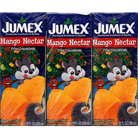 Jumex Mango Nectar From Concentrate - 3-6.76 Fl. Oz.