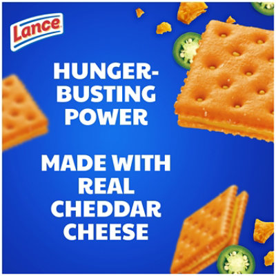 Lance ToastChee Spicy Cheddar Sandwich Crackers - 8 Ct - 1.4 Oz - Image 3