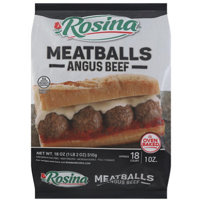 Rosina Angus Beef Meatballs - 20 Oz - Image 3