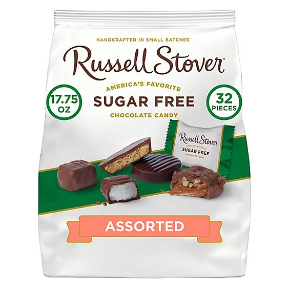 Russell Stover Candy Chocolate Sugar Free Assorted - 17.75 Oz