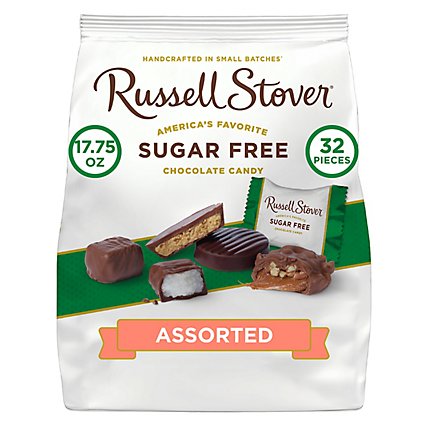 Russell Stover Candy Chocolate Sugar Free Assorted - 17.75 Oz - Image 1