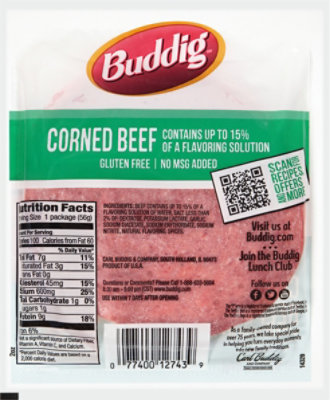 Buddig Deli Corned Beef Original - 2 Oz - Image 6