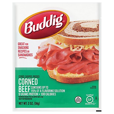 Buddig Deli Corned Beef Original - 2 Oz