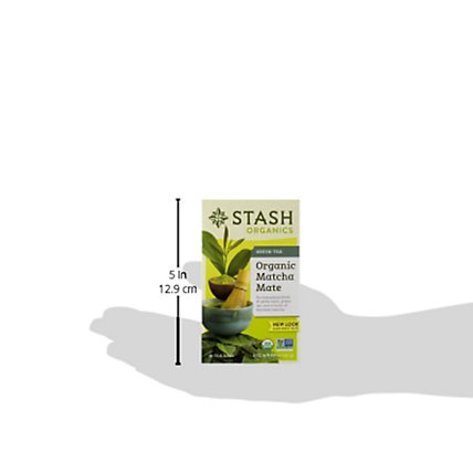The Stash Tea Company Tea Organic Matcha Mate With Terba Mate With Grean Tea - 18 Count - Image 2