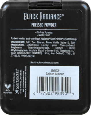 Black Radiance Pressed Powder Gldn Almd - Each - Image 5