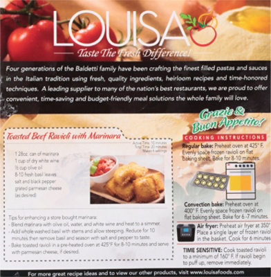 Lousia Toasted Ravioli - 16 Oz - Image 6