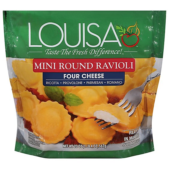 Lousia Mini Round Cheese Ravioli - 20 Oz