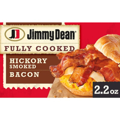 Jimmy Dean Fully Cooked Hickory Smoked Bacon - 2.2 Oz